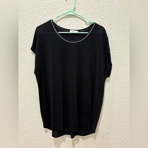 Vince black size small tank top shirt blouse